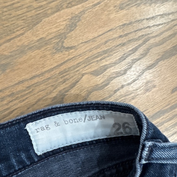 Rag and bone dark wash straight leg jeans Size 26 - Picture 3 of 4